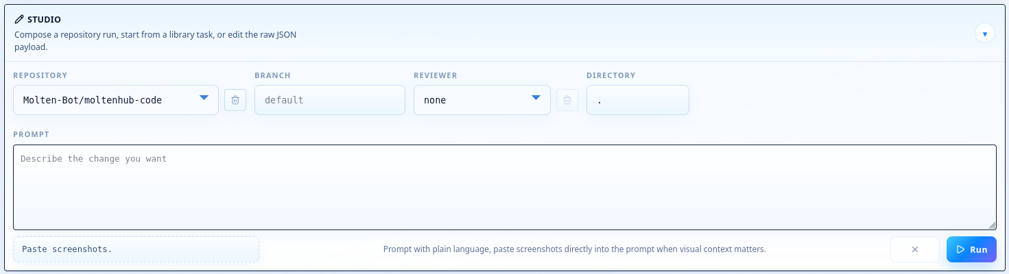 Prompt example for requesting targeted code changes